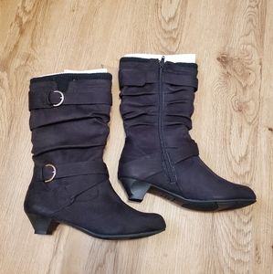 American Eagle Naomi Heel Boot Black Size 3.5
